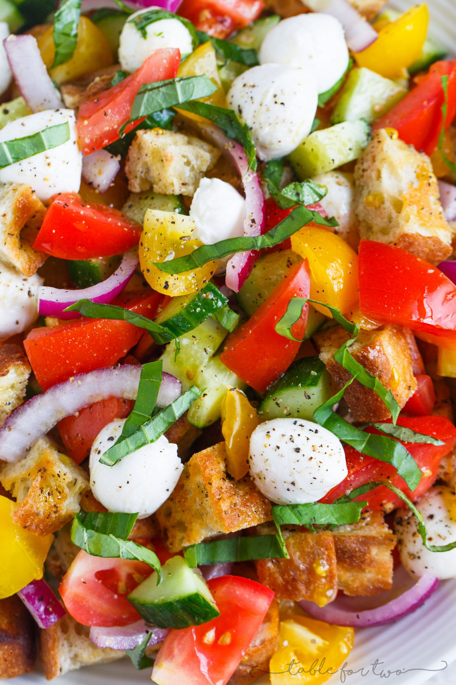 Refreshing Summer Dinners
 A delightfully light and refreshing summer panzanella