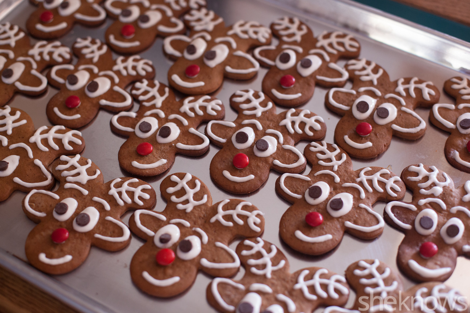 Reindeer Gingerbread Man Cookies
 Gingerbread reindeer cookies are a cute new take on a