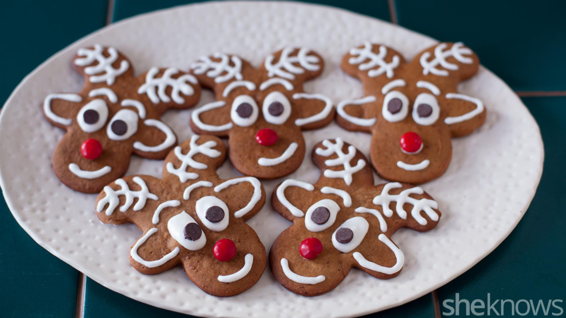 Reindeer Gingerbread Man Cookies
 Gingerbread reindeer cookies are a cute new take on a