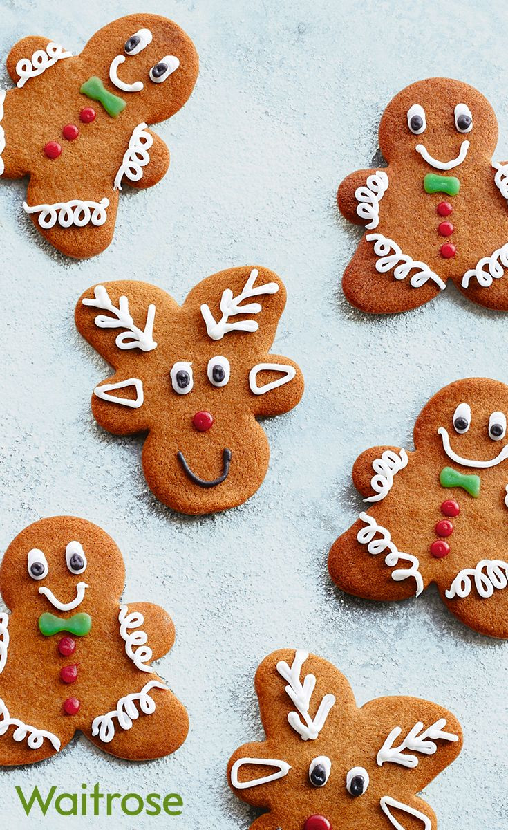 Reindeer Gingerbread Man Cookies
 Gingerbread men & reindeer Recipe in 2020