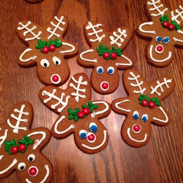 Reindeer Gingerbread Man Cookies
 Pin by Debbie Biggane on Desserts