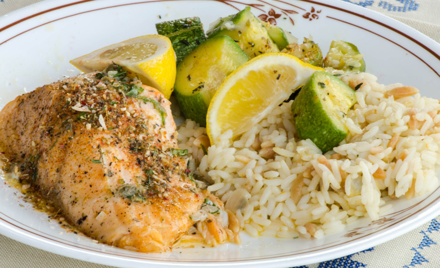 Rice Recipes For Fish
 Salmon fish and Rice Recipe