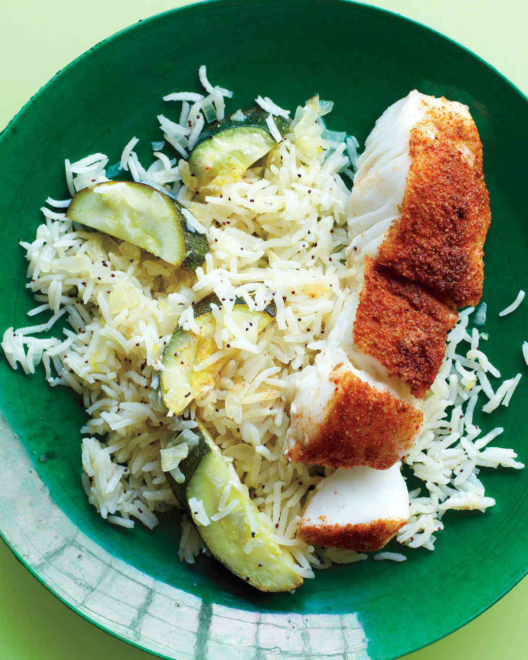 Rice Recipes For Fish
 Spice Rubbed Fish with Lemony Rice Recipe & Video