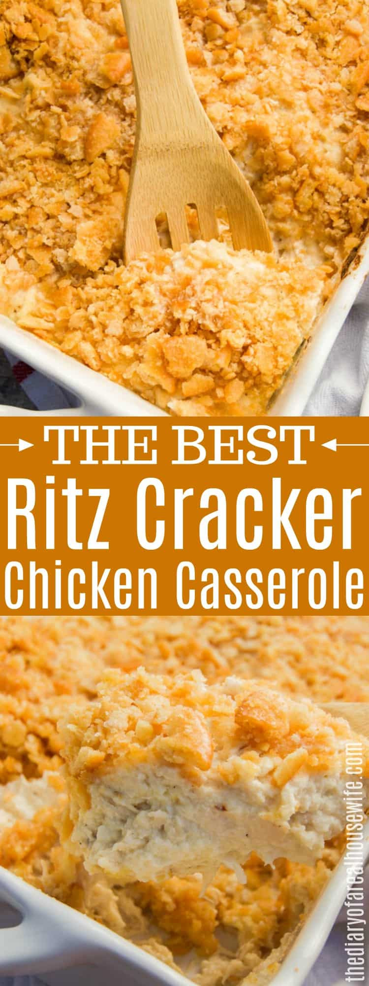 Ritz Chicken Casserole
 Ritz Cracker Chicken Casserole • The Diary of a Real Housewife