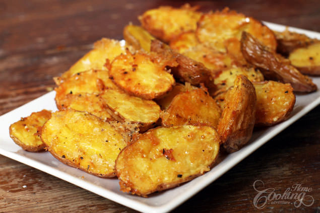 Roasted Baby Potatoes With Parmesan
 Parmesan Roasted Baby Potatoes Home Cooking Adventure