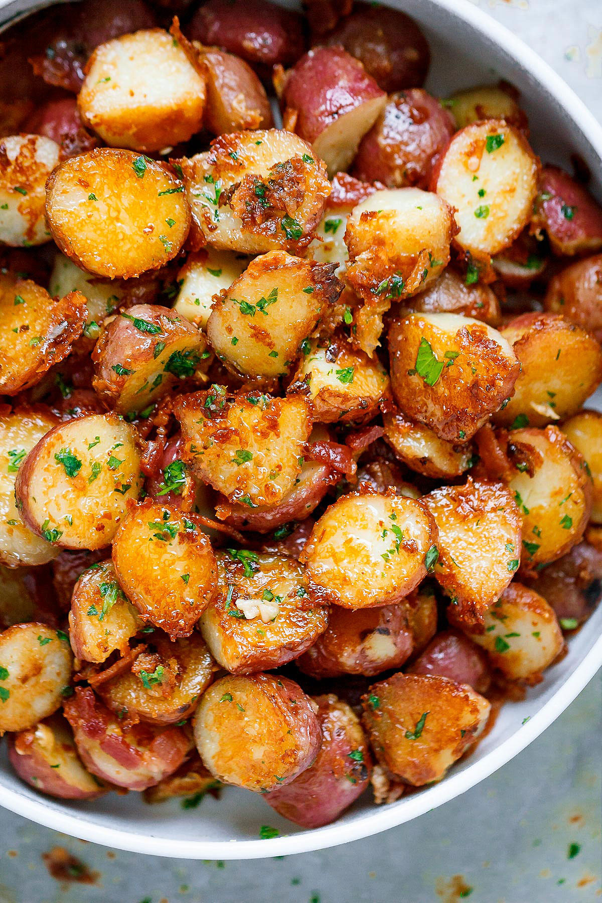 Roasted Baby Potatoes With Parmesan
 Roasted Garlic Potatoes with Butter Parmesan – Best