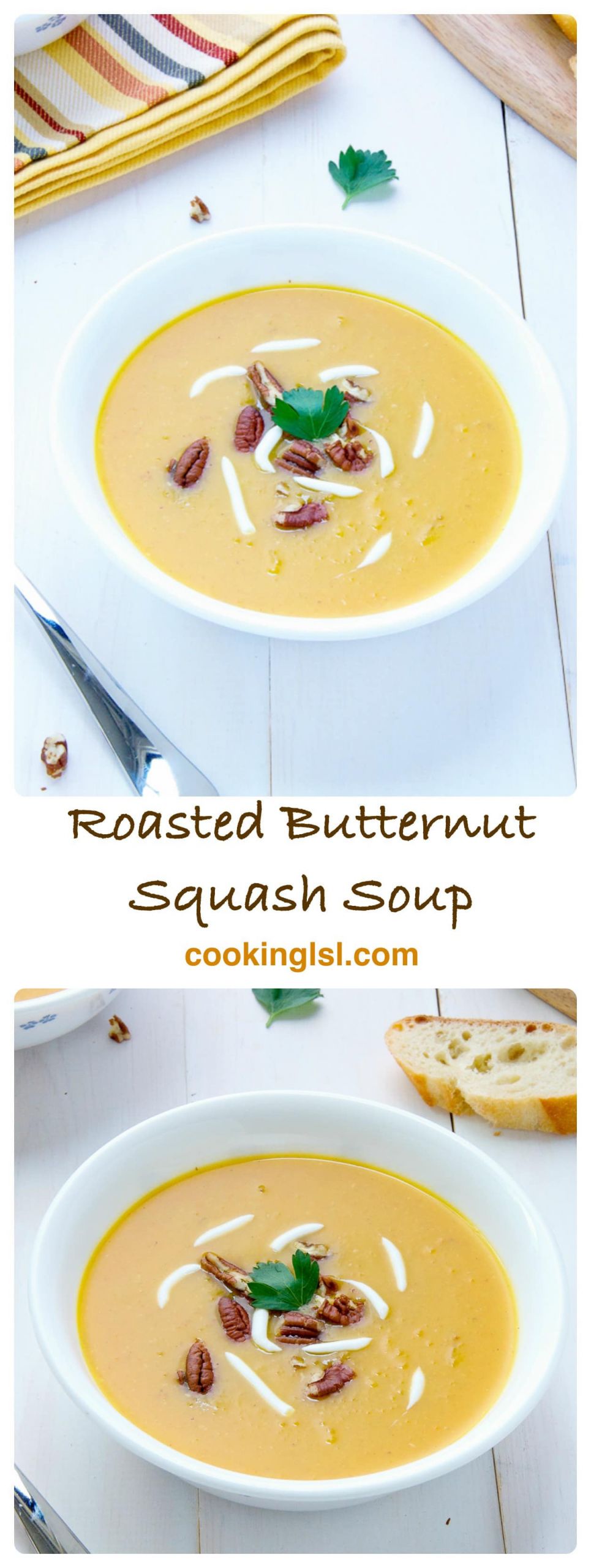 Roasted Butternut Squash Soup
 Roasted Butternut Squash Soup