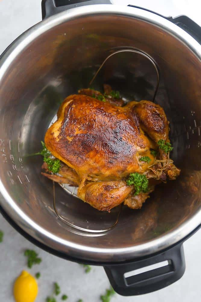 Roasted Chicken Instant Pot
 Low Carb Instant Pot Rotisserie Chicken