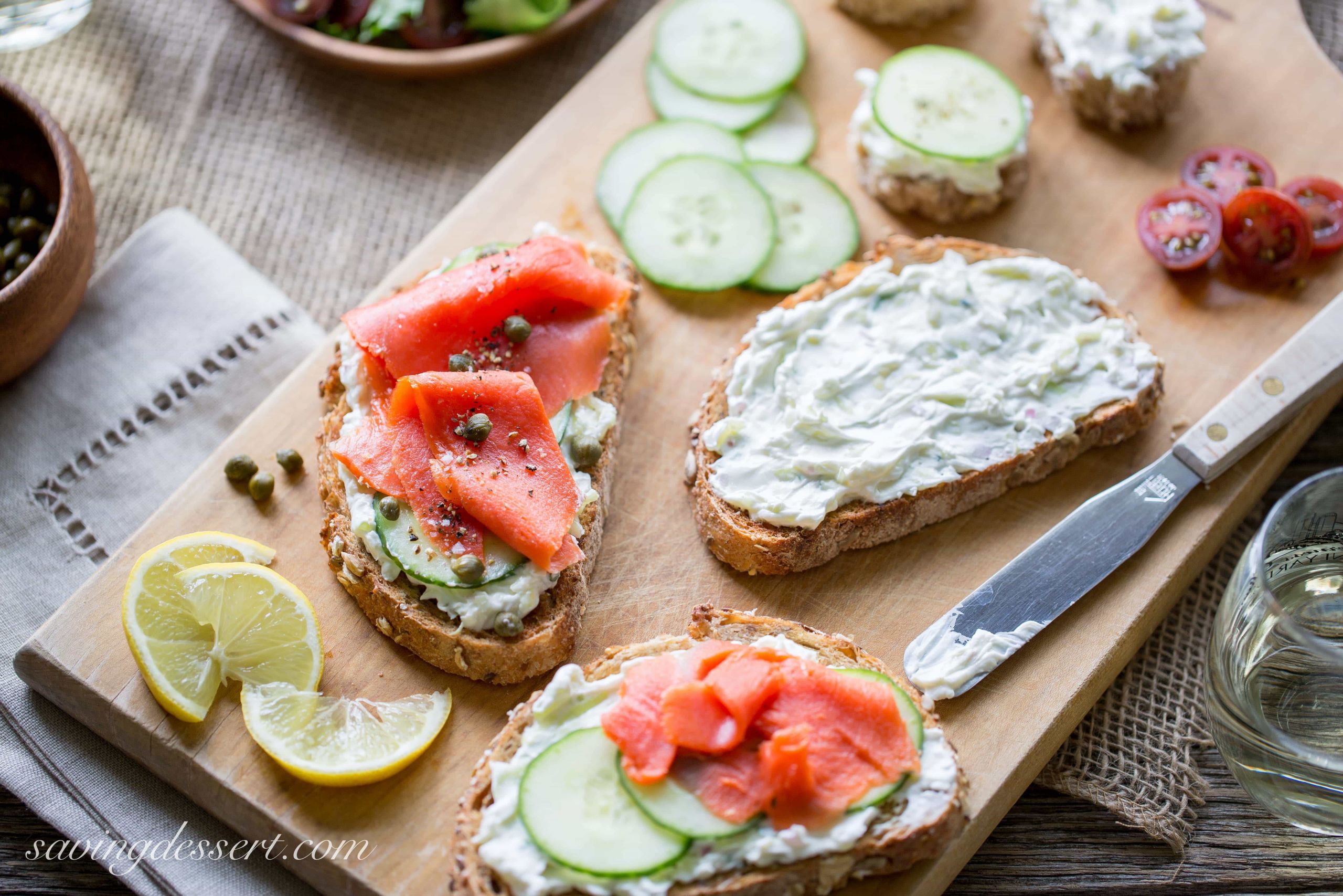 Salmon Appetizers With Cream Cheese
 Smoked Salmon & Cucumber Cream Cheese Appetizers Saving