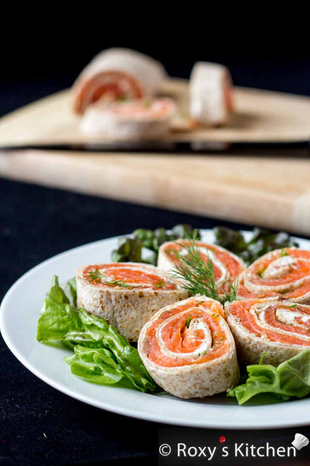 Salmon Appetizers With Cream Cheese
 4 Ingre nt Smoked Salmon Cream Cheese Roll Ups Roxy s