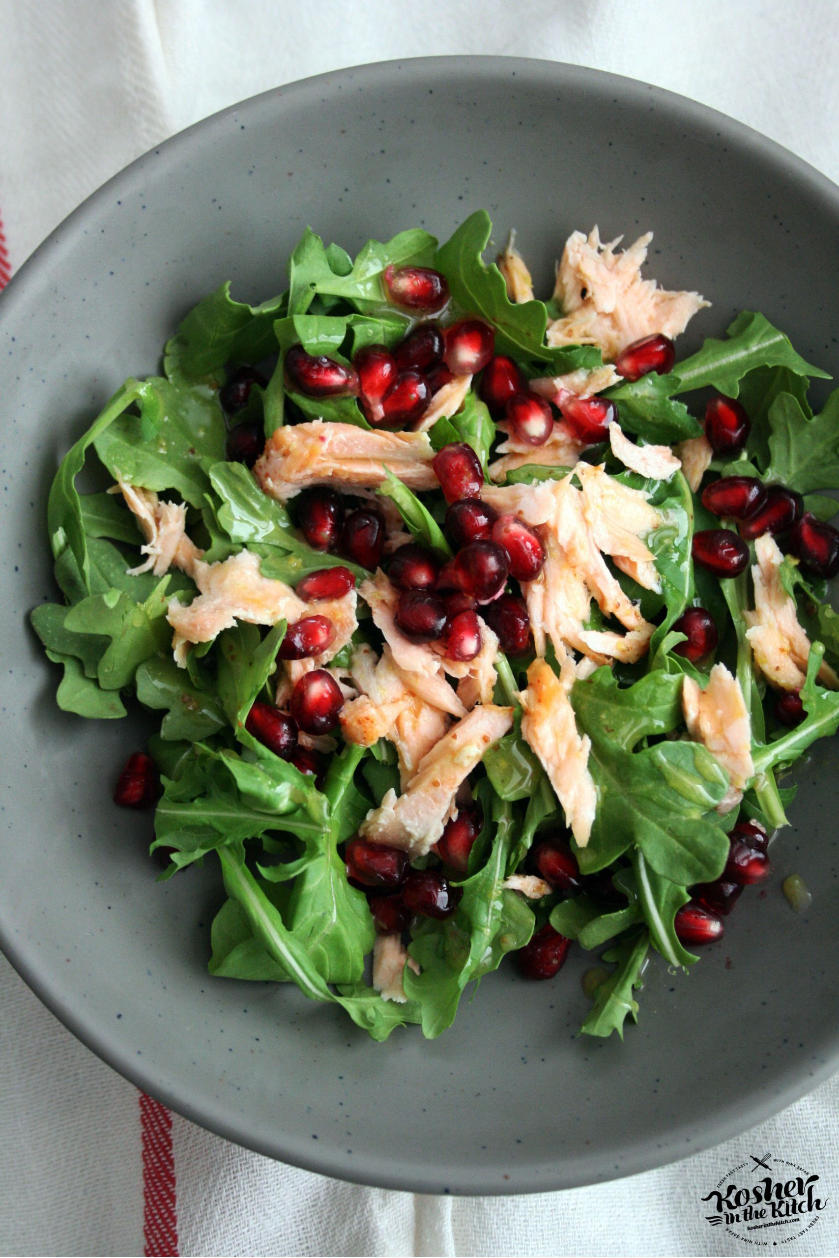 Salmon Arugula Salad
 Salmon Salad Recipe — Dishmaps