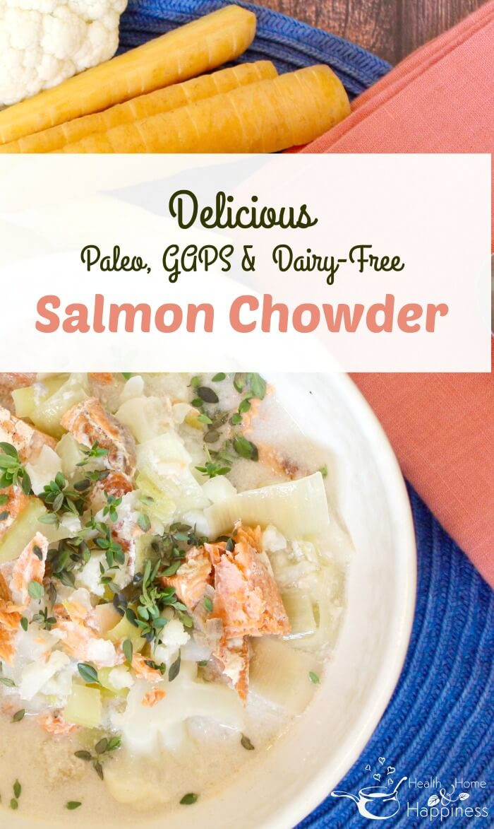 Salmon Chowder Paleo
 Dairy Free Salmon Chowder yum