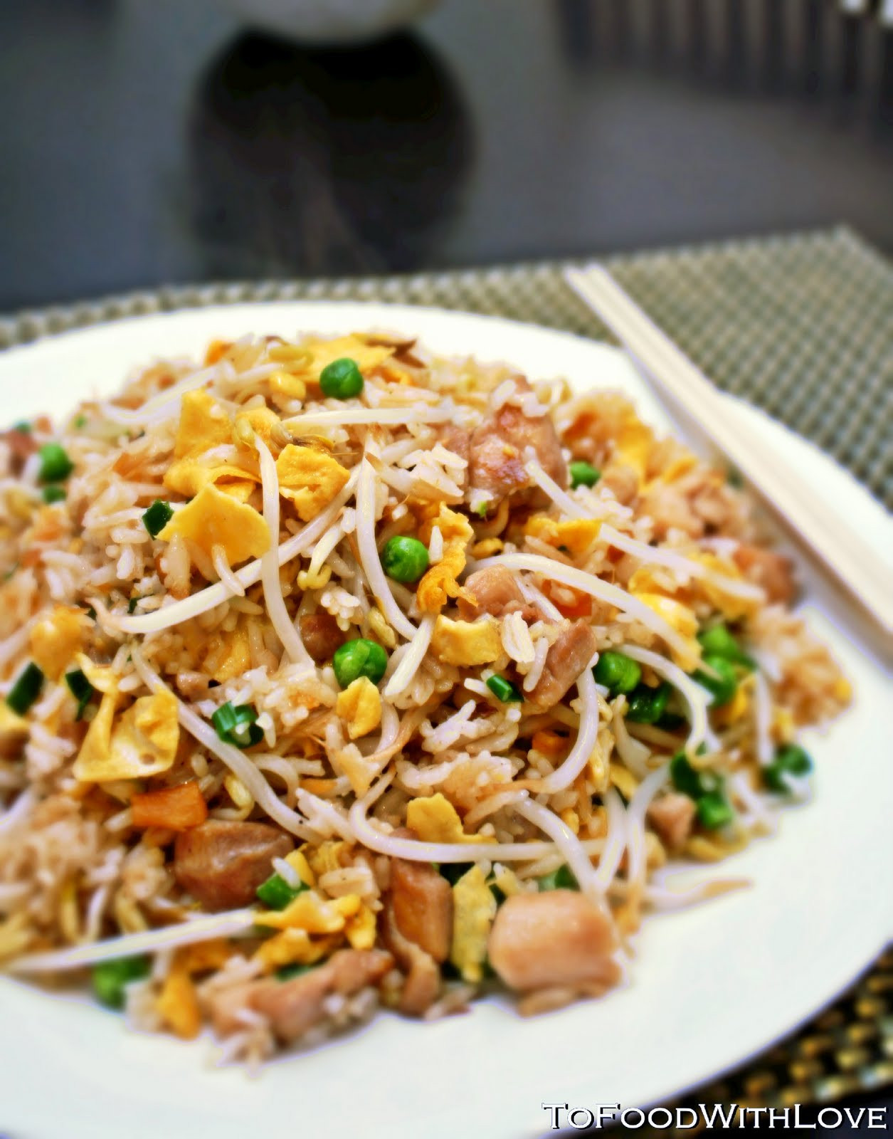 Salted Fish Fried Rice
 To Food with Love Fried Rice with Salted Fish and Beansprouts