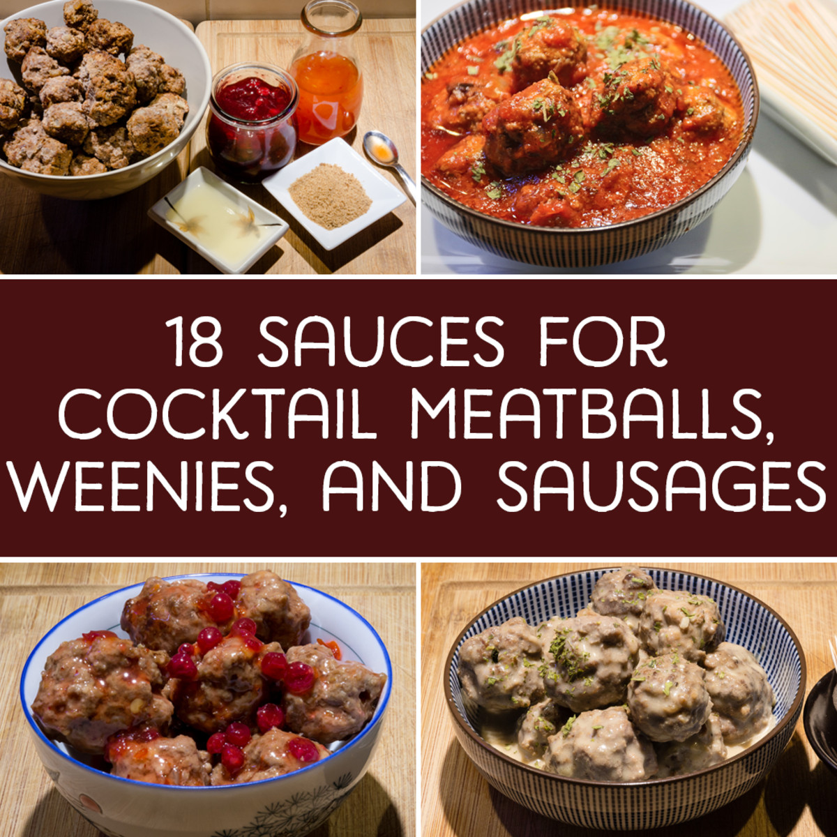 Sauces For Appetizer Meatballs
 18 Sauces for Cocktail Meatballs Weenies and Sausages