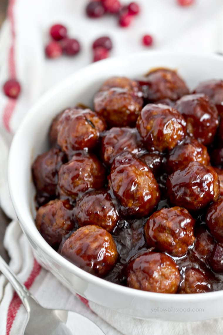 Sauces For Appetizer Meatballs
 Easy Cranberry BBQ Meatballs Stovetop or Slow Cooker
