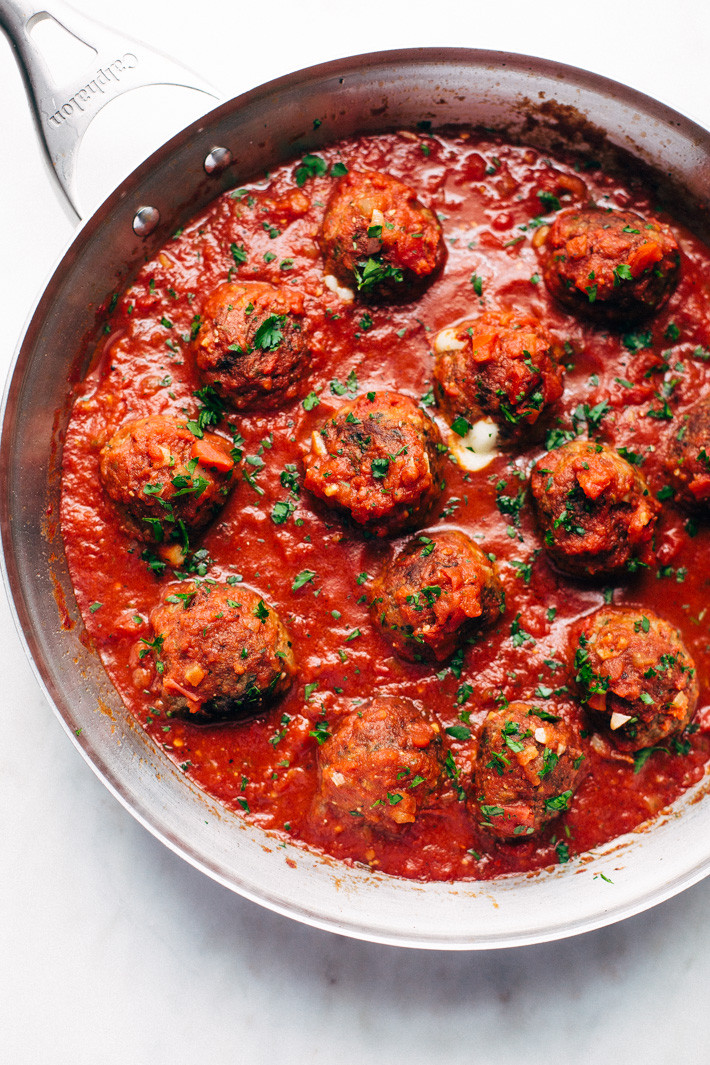 Sauces For Appetizer Meatballs
 Cheese Stuffed Meatballs in Homemade Tomato Sauce Recipe