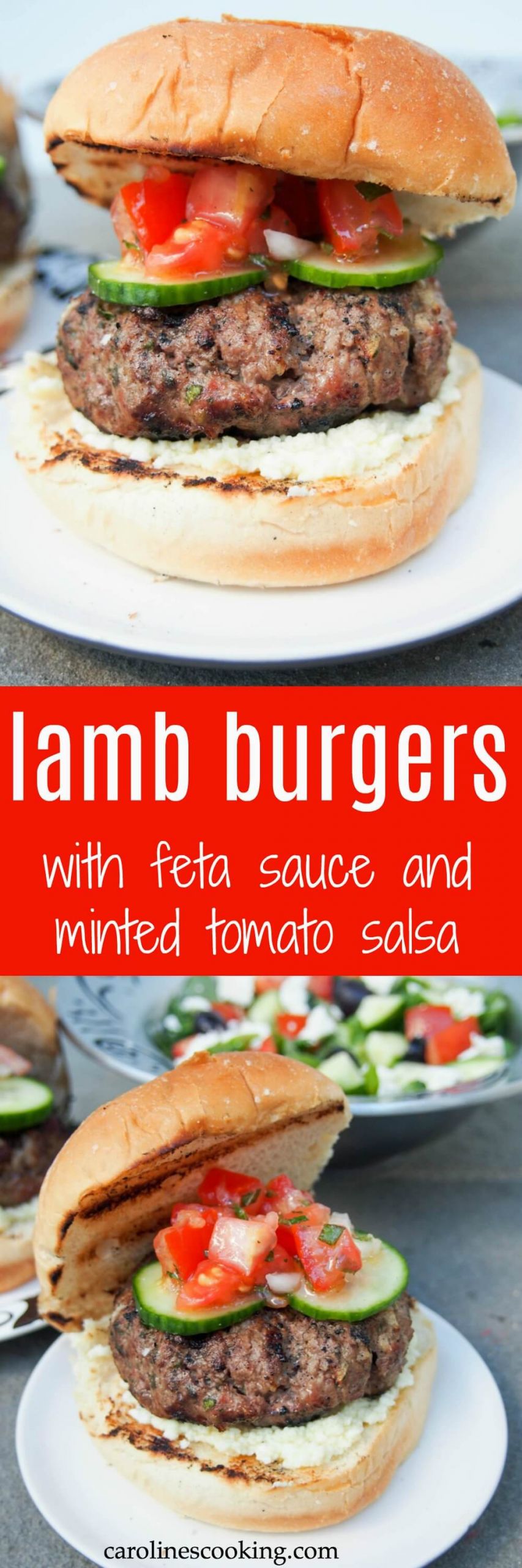 Sauces For Lamb Burgers
 Lamb burgers with feta sauce and minted tomato salsa