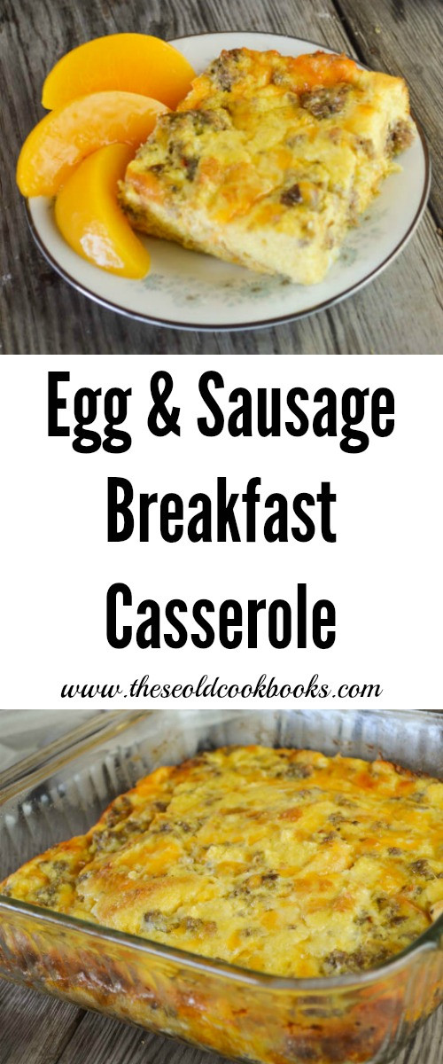 Sausage And Egg Breakfast Casserole Recipe
 Egg and Sausage Breakfast Casserole Recipe using White Bread