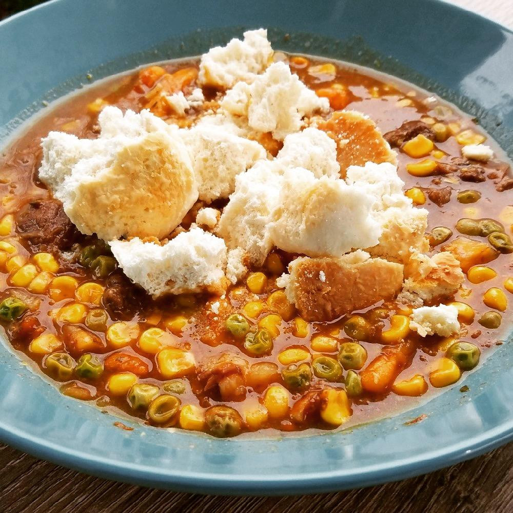 Savory Beef Stew
 Freeze Dried Savory Beef Stew perfect in the back county