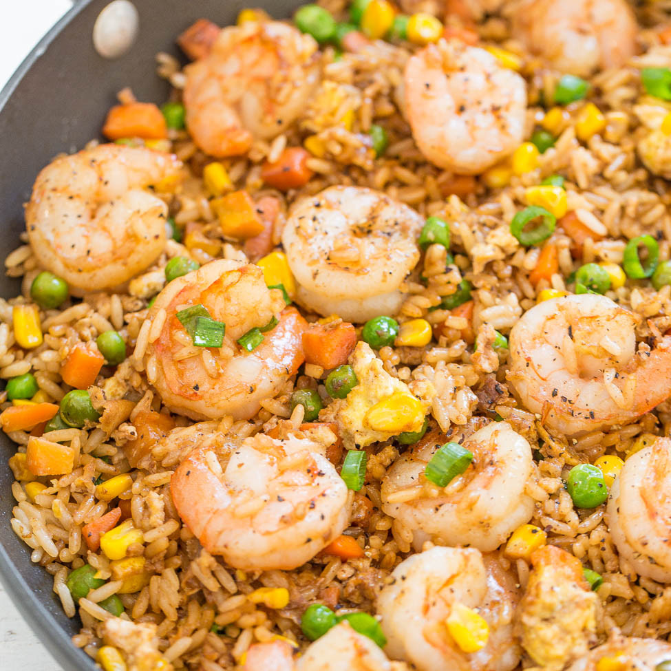 Seafood Fried Rice
 Easy Better Than Takeout Shrimp Fried Rice Averie Cooks