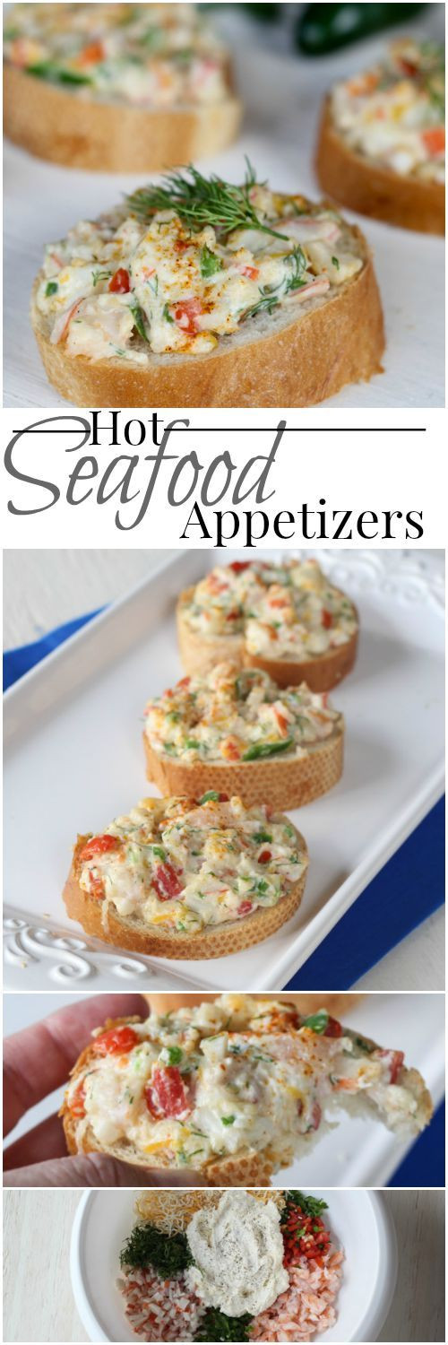 Seafood Party Appetizers
 Toasted seafood appetizers ValentinasCorner