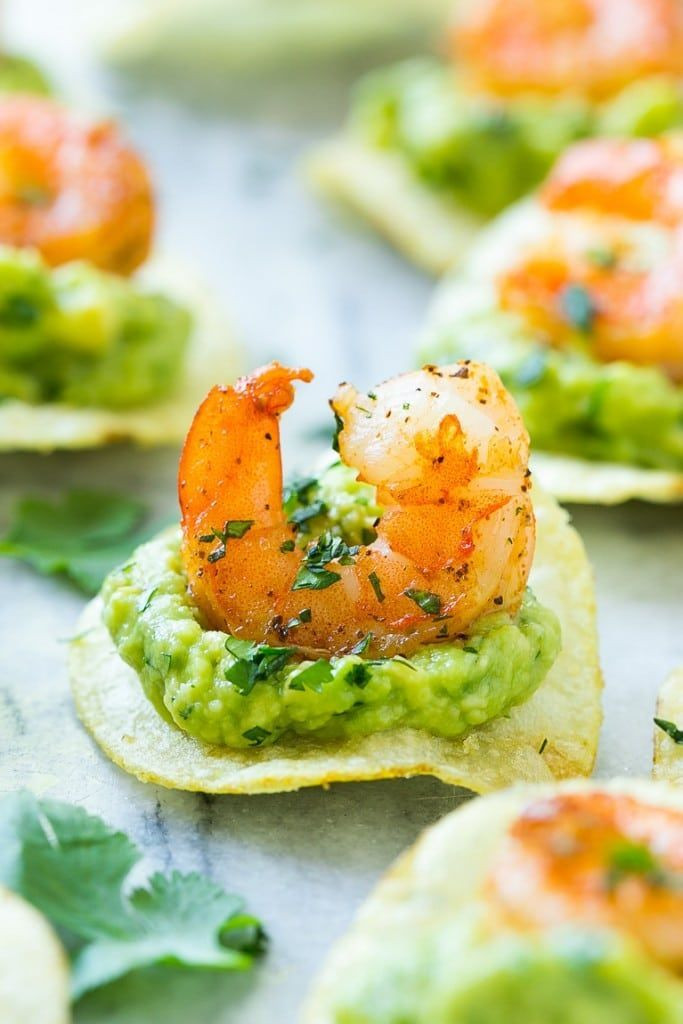 Seafood Party Appetizers
 This recipe for Mexican shrimp bites is seared shrimp and