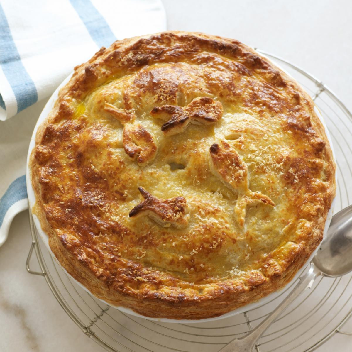 Seafood Pie Recipes
 Luxury Seafood Pie with a Parmesan Crust Recipes