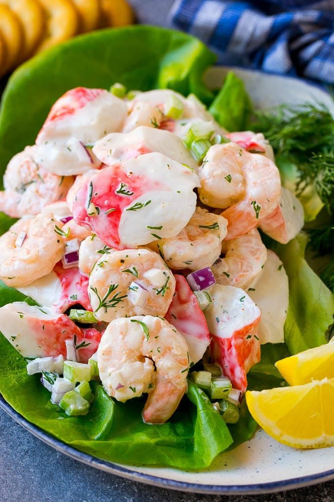 Seafood Salad Recipe Imitation Crab And Shrimp
 Seafood Salad Recipe Shrimp Salad Recipe