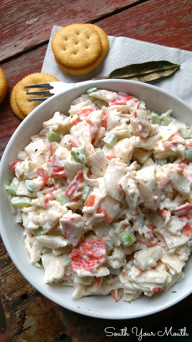 Seafood Salad Recipe Imitation Crab And Shrimp
 South Your Mouth Seafood Salad