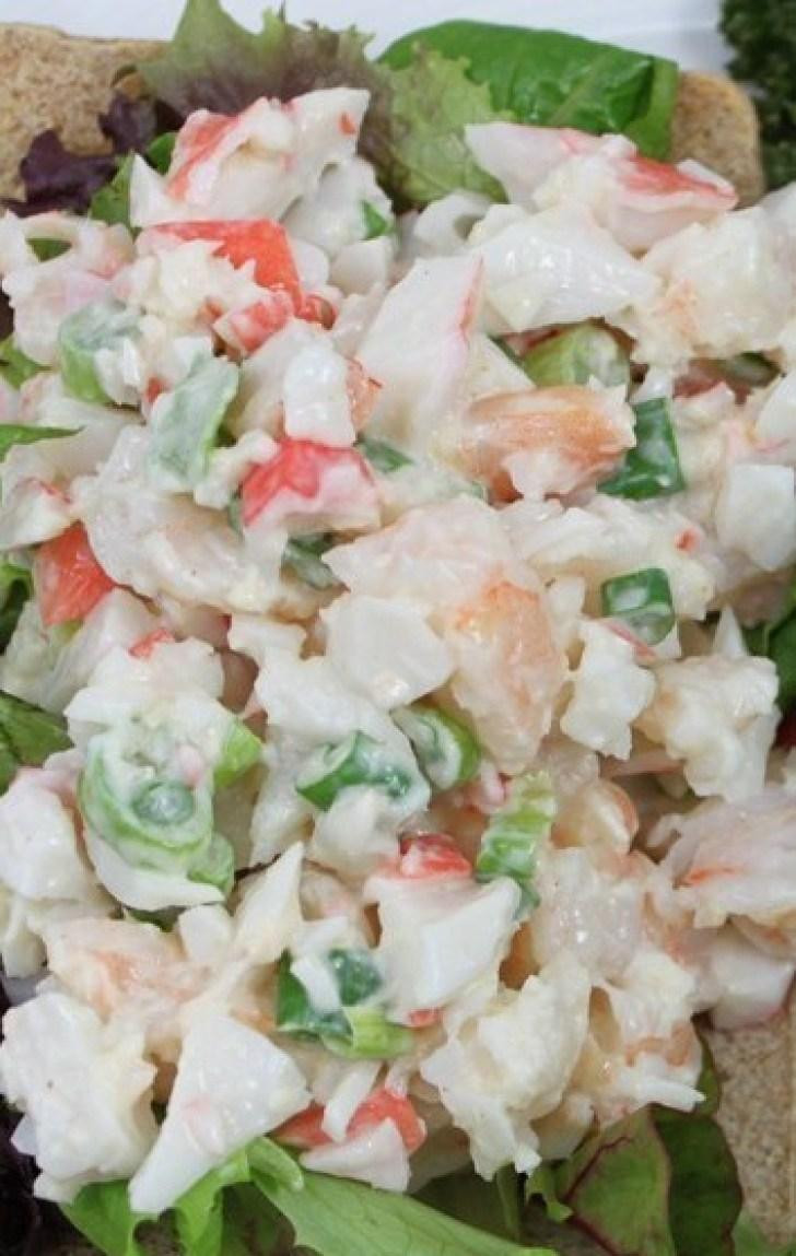 Seafood Salad Recipe Imitation Crab And Shrimp
 Crab & Shrimp Salad Recipe