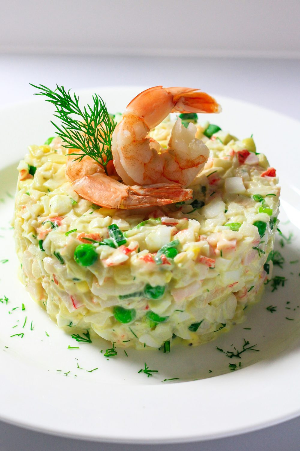 Seafood Salad Recipe Imitation Crab And Shrimp
 Imitation Crab Salad with Shrimp Recipe VIDEO Simply