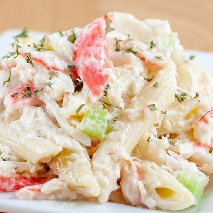 Seafood Salad Recipe Imitation Crab And Shrimp
 This pasta seafood salad recipe uses pasta and imitation