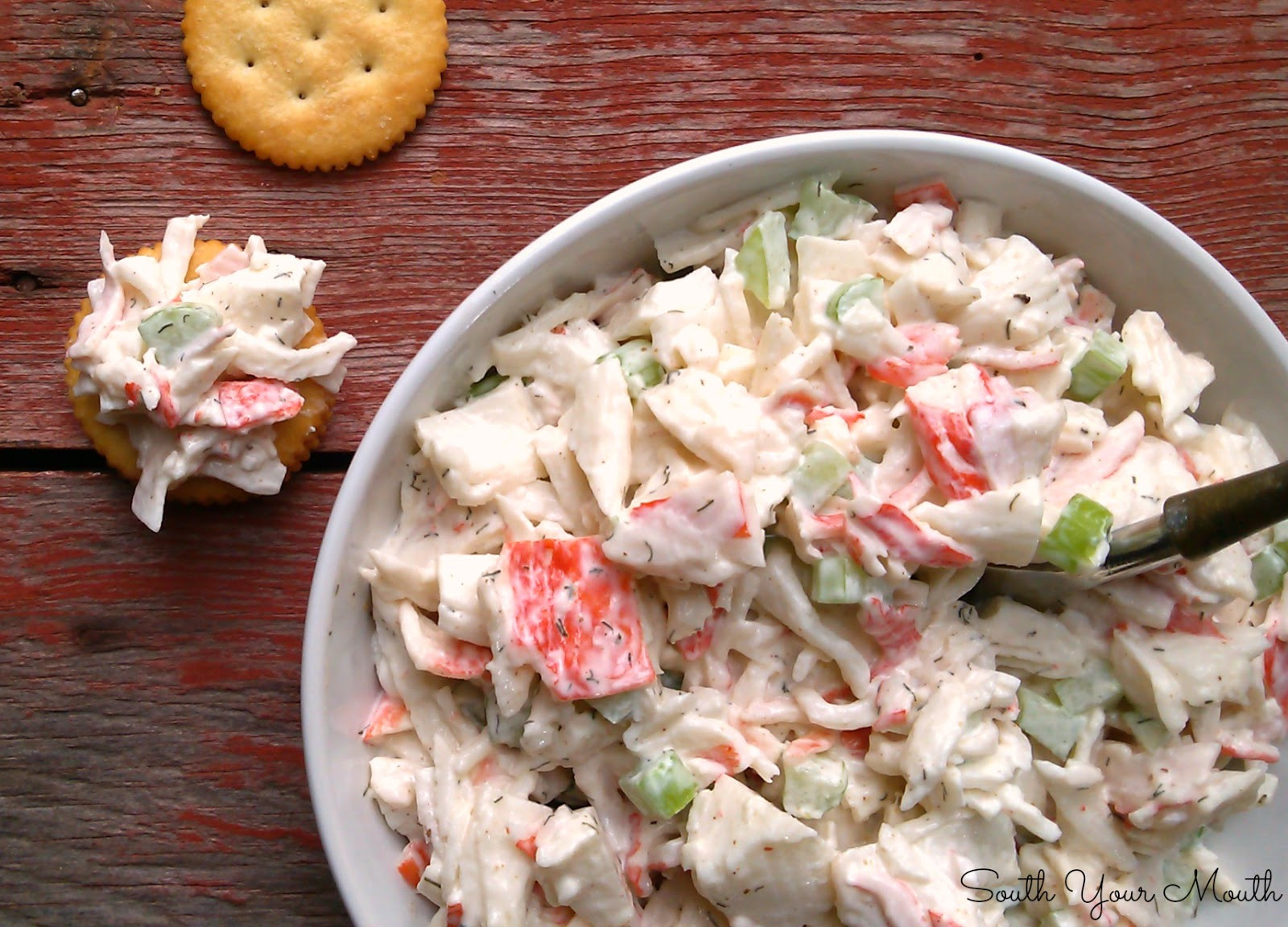 Seafood Salad Recipe Imitation Crab And Shrimp
 South Your Mouth Seafood Salad