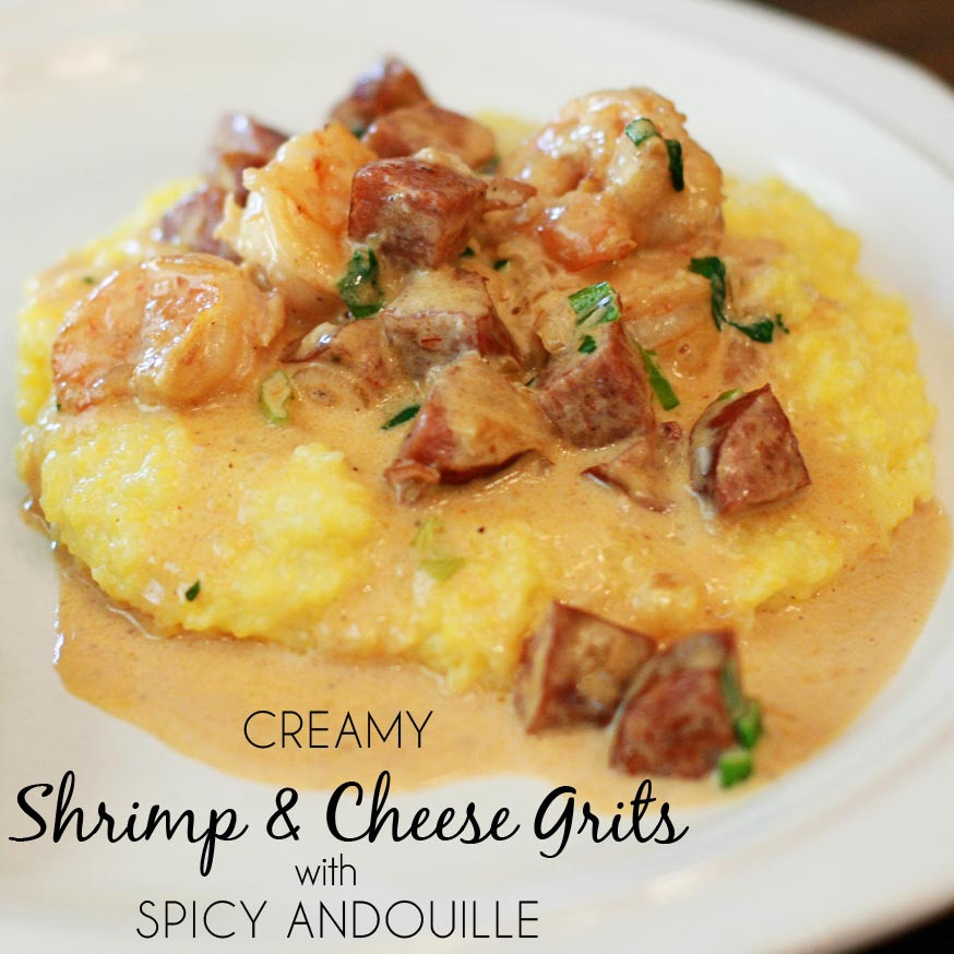 Shrimp And Cheese Grits
 creamy southern shrimp and cheese grits
