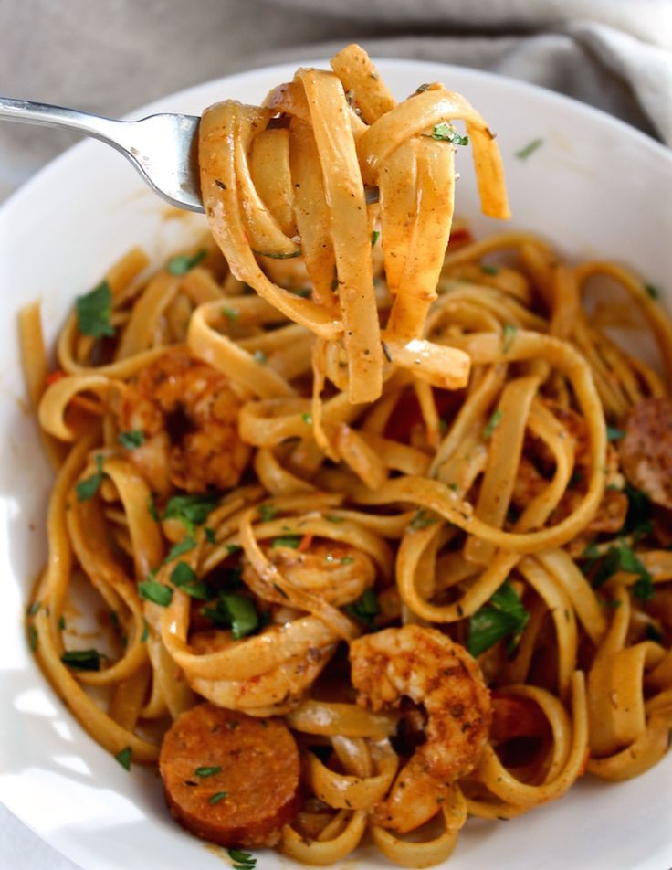 Shrimp And Sausage Pasta Red Sauce
 Check out Creamy Cajun Shrimp Pasta with Sausage It s so