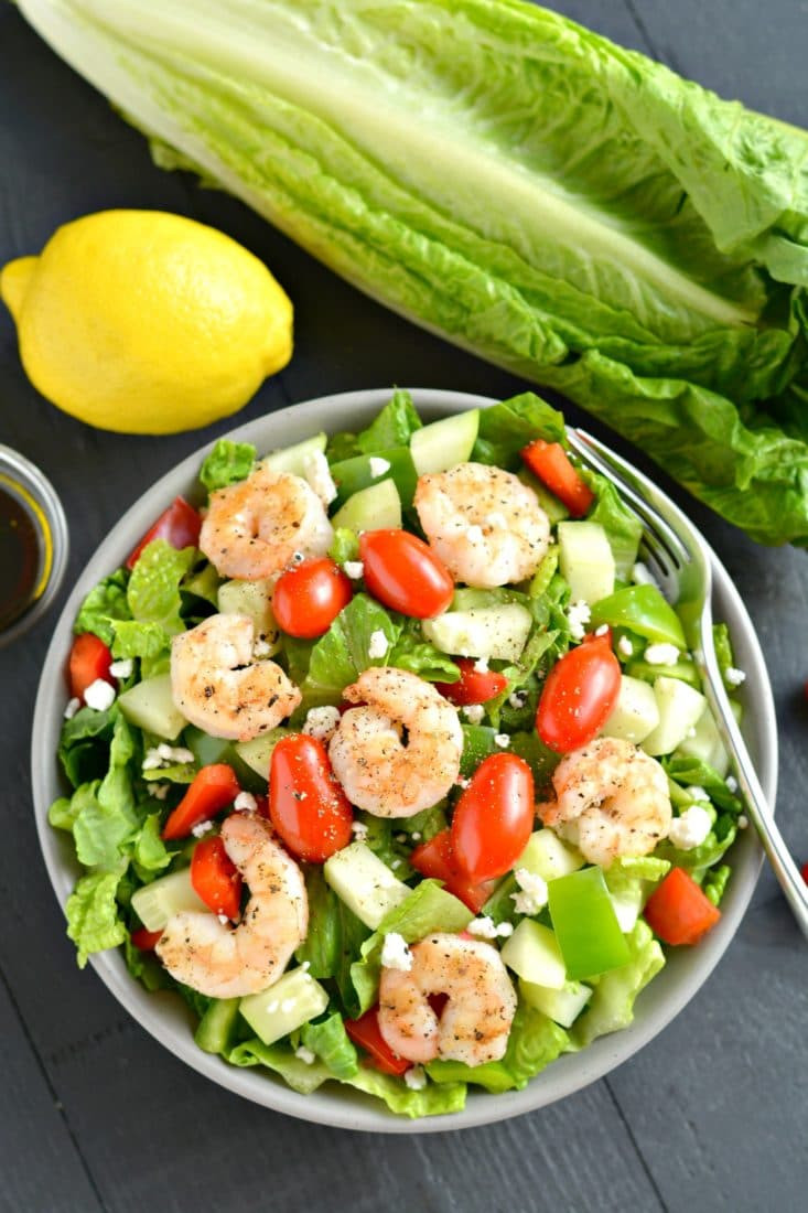 Shrimp Salad Calories
 Greek Shrimp Salad GF Low Cal Skinny Fitalicious