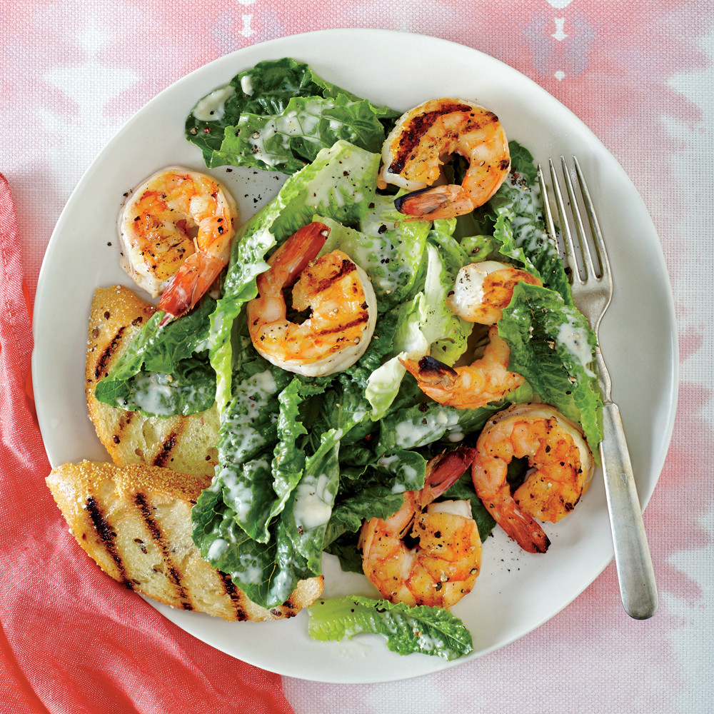 Shrimp Salad Calories
 Grilled Shrimp Caesar Salad Recipe