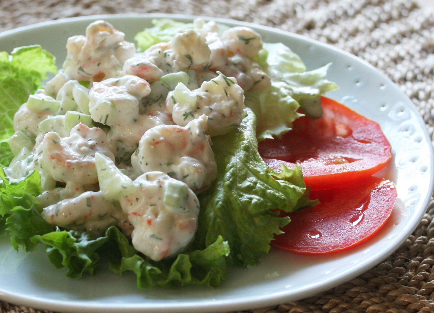 Shrimp Salad With Dill
 A Simple Shrimp Salad With Dill