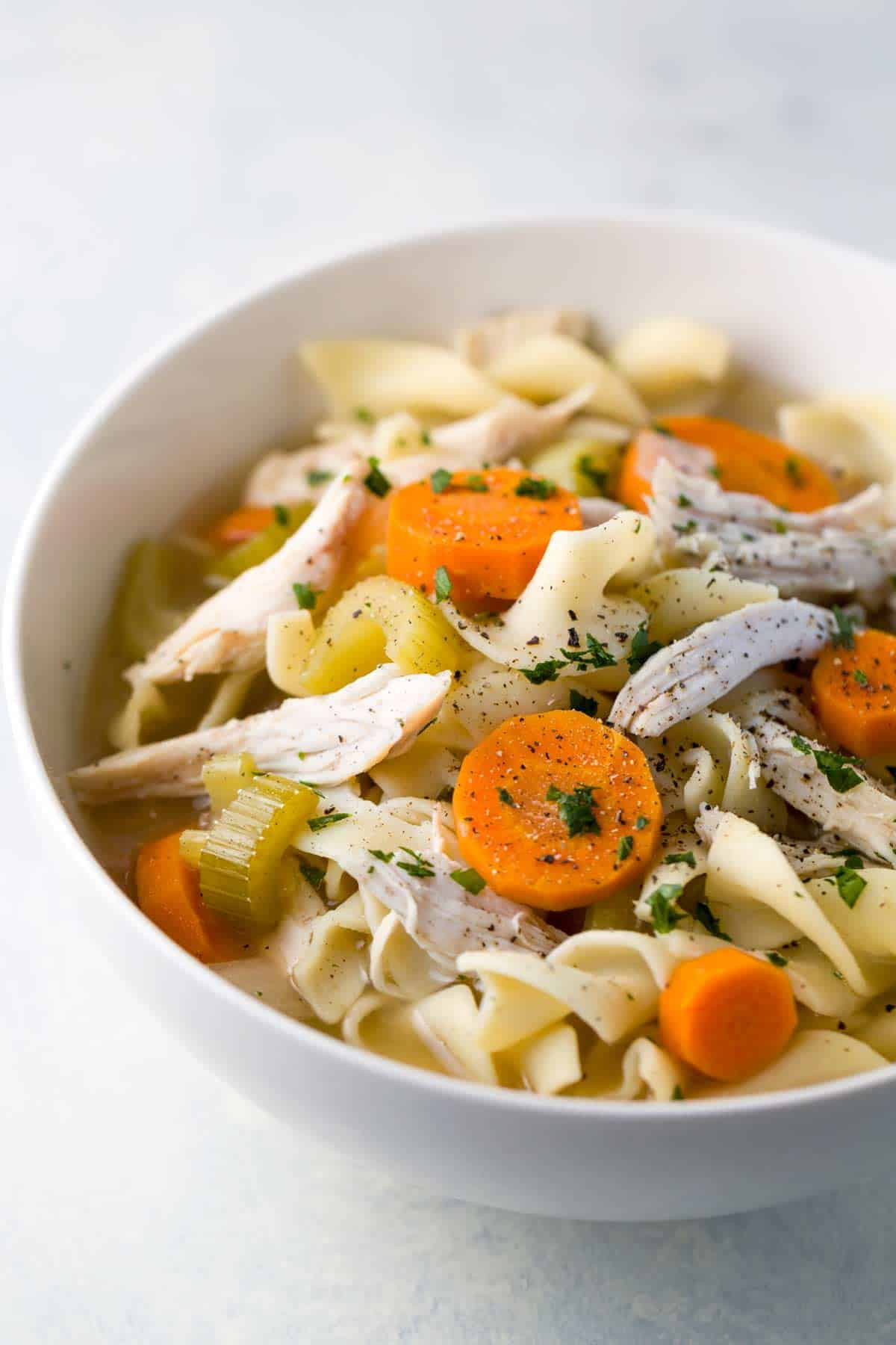Simple Chicken Soup Recipes
 Easy Slow Cooker Chicken Noodle Soup Recipe
