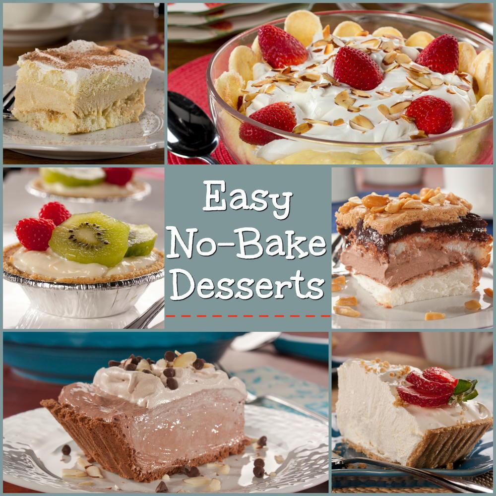 Simple Dessert Recipes
 Easy No Bake Desserts
