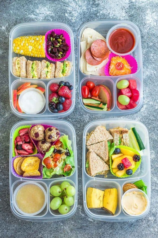 Simple Healthy Lunches
 12 School Lunch Ideas