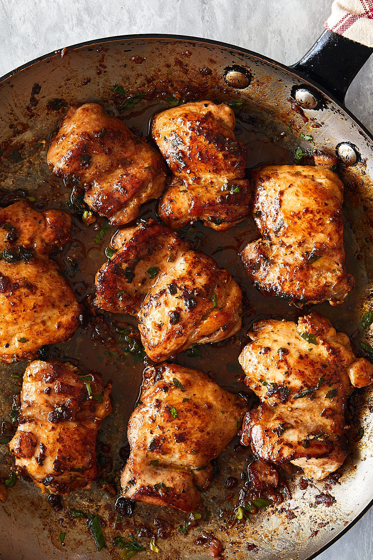 Skillet Chicken Thighs
 Boneless Chicken Thigh Recipe Family Favorite Craving