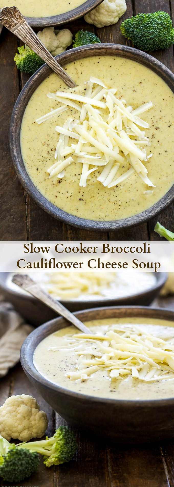 Slow Cooker Broccoli Cheddar Soup
 Slow Cooker Broccoli Cauliflower Cheese Soup Recipe Runner