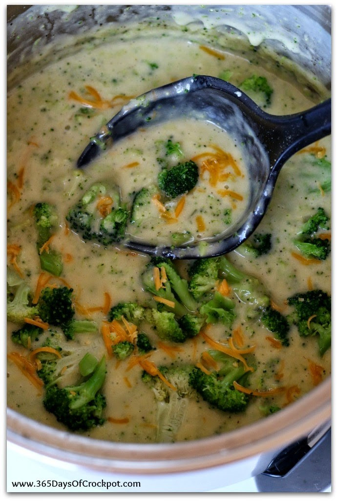 Slow Cooker Broccoli Cheddar Soup
 Slow Cooker Broccoli Cheddar Soup lightened up and gluten