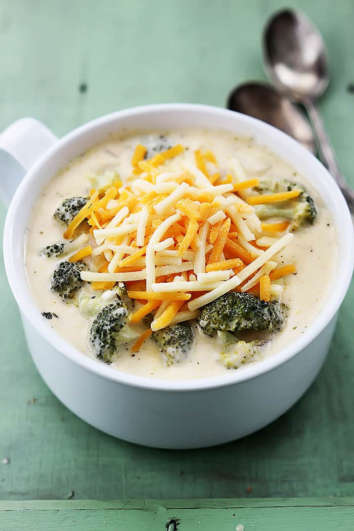 Slow Cooker Broccoli Cheddar Soup
 Slow Cooker Broccoli Cheese Soup