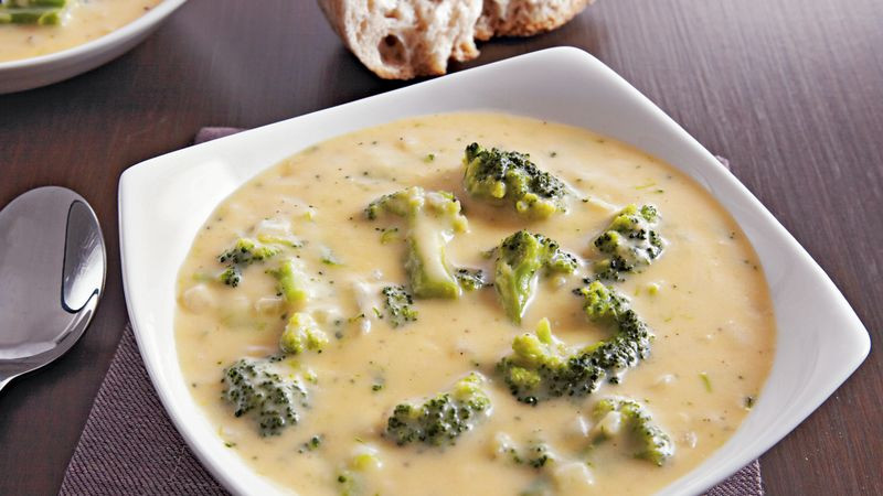 Slow Cooker Broccoli Cheddar Soup
 Slow Cooker Three Cheese Broccoli Soup Recipe