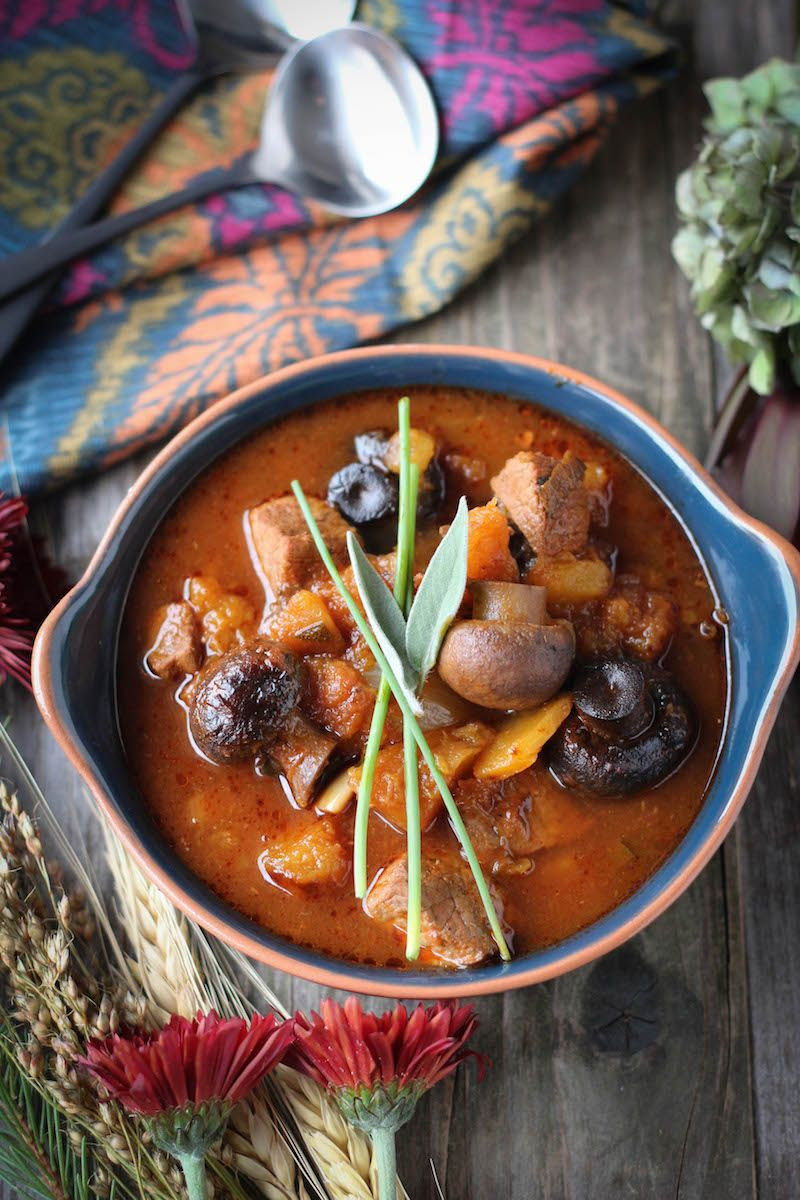 Slow Cooker Butternut Squash Stew
 Slow Cooker Butternut Squash & Sage Beef Stew