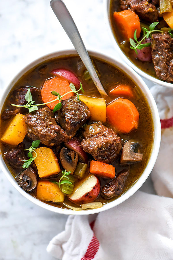 Slow Cooker Butternut Squash Stew
 Instant Pot Beef Stew Crock Pot or Stove Top