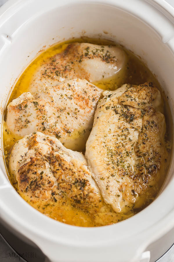 Slow Cooker Chicken Breasts
 JUICY Slow Cooker Chicken Breast The Recipe Rebel
