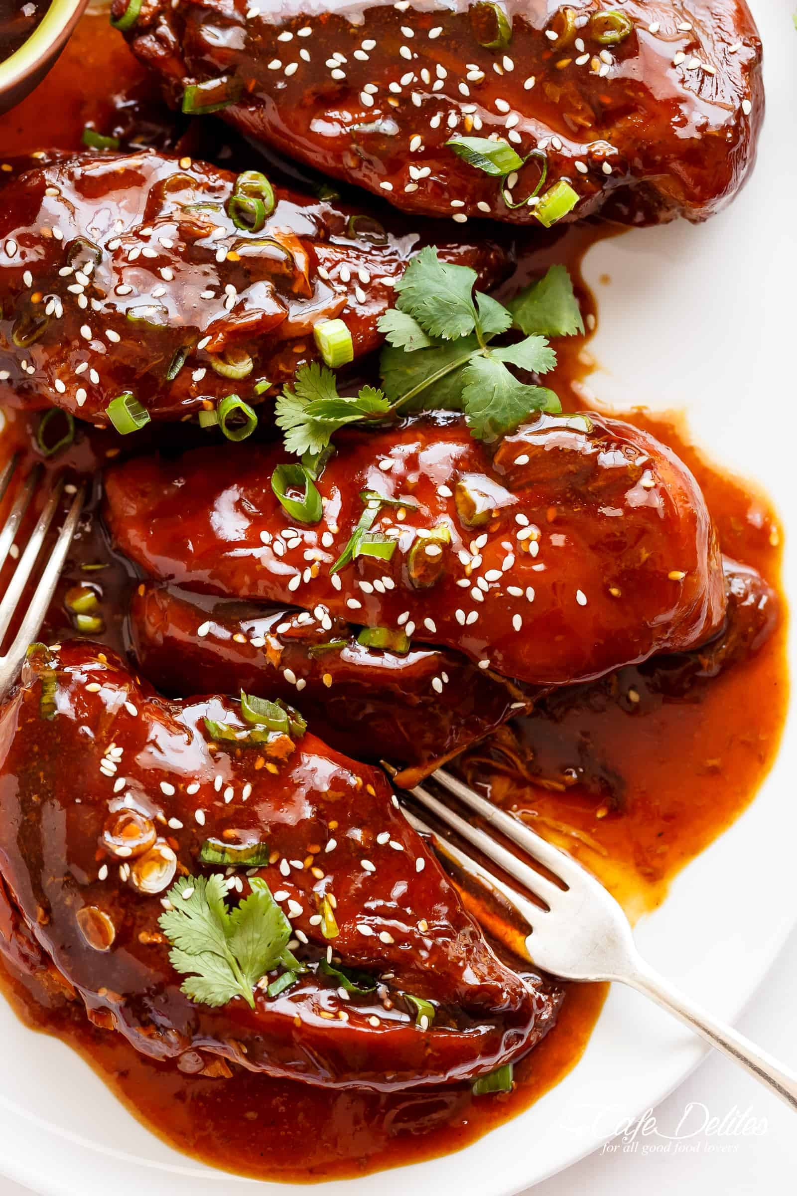 Slow Cooker Chicken Breasts
 Slow Cooker Asian Glazed Chicken Cafe Delites